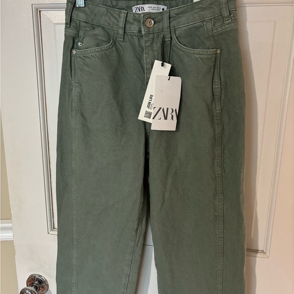 Zara Green Jeans NWT - Picture 2 of 11